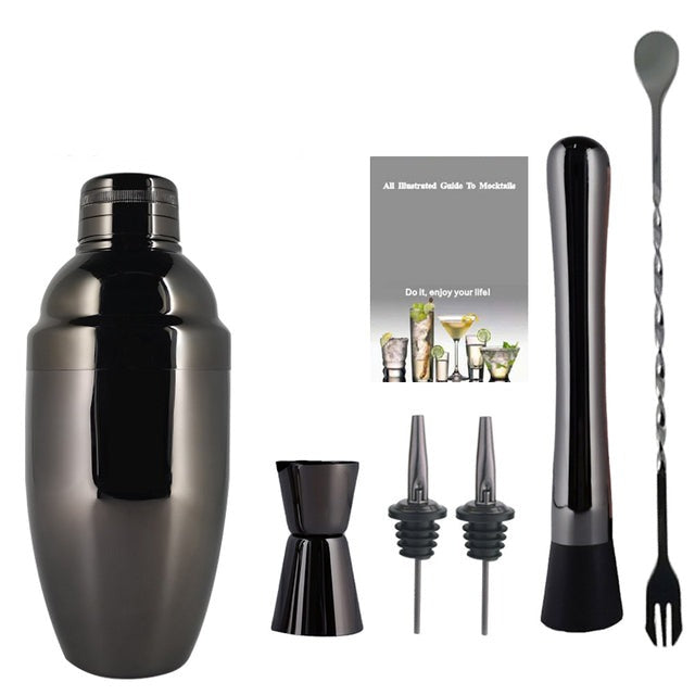 2-6 Stück American Style Boston Edelstahl Shaker Cocktail Shaker