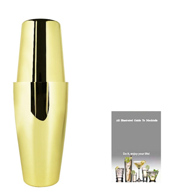 2-6 Stück American Style Boston Edelstahl Shaker Cocktail Shaker