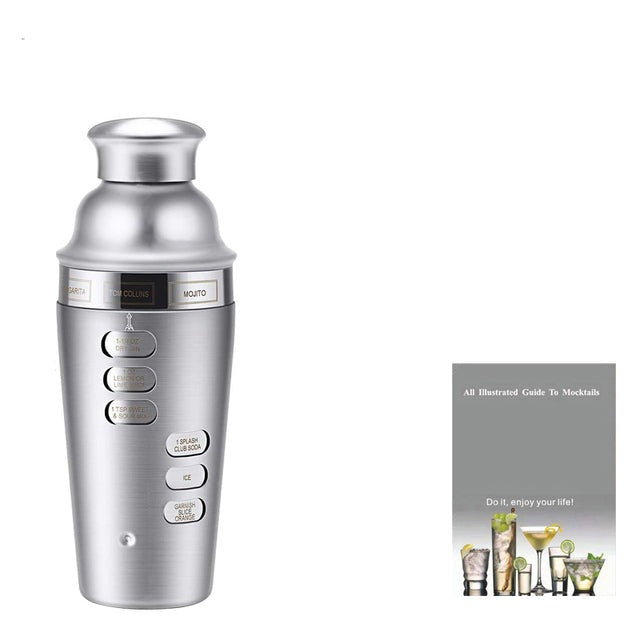 2-6 Stück American Style Boston Edelstahl Shaker Cocktail Shaker