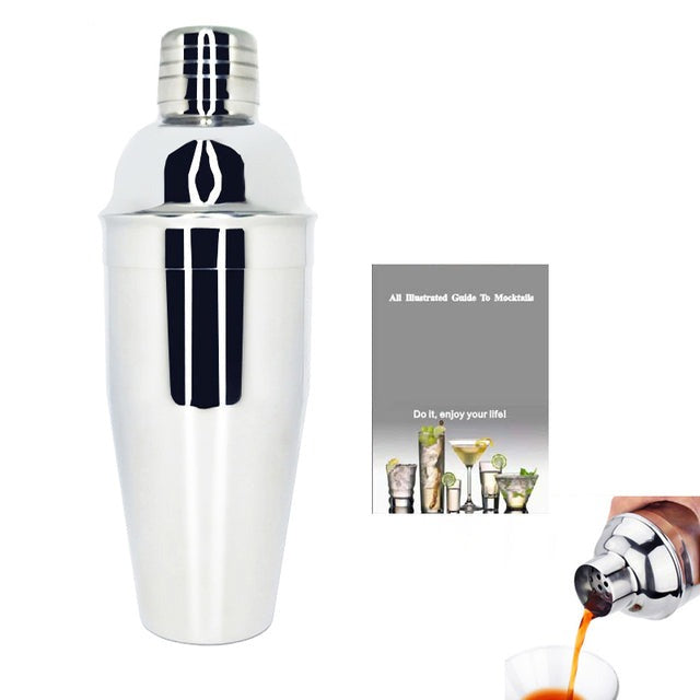 2-6 Stück American Style Boston Edelstahl Shaker Cocktail Shaker
