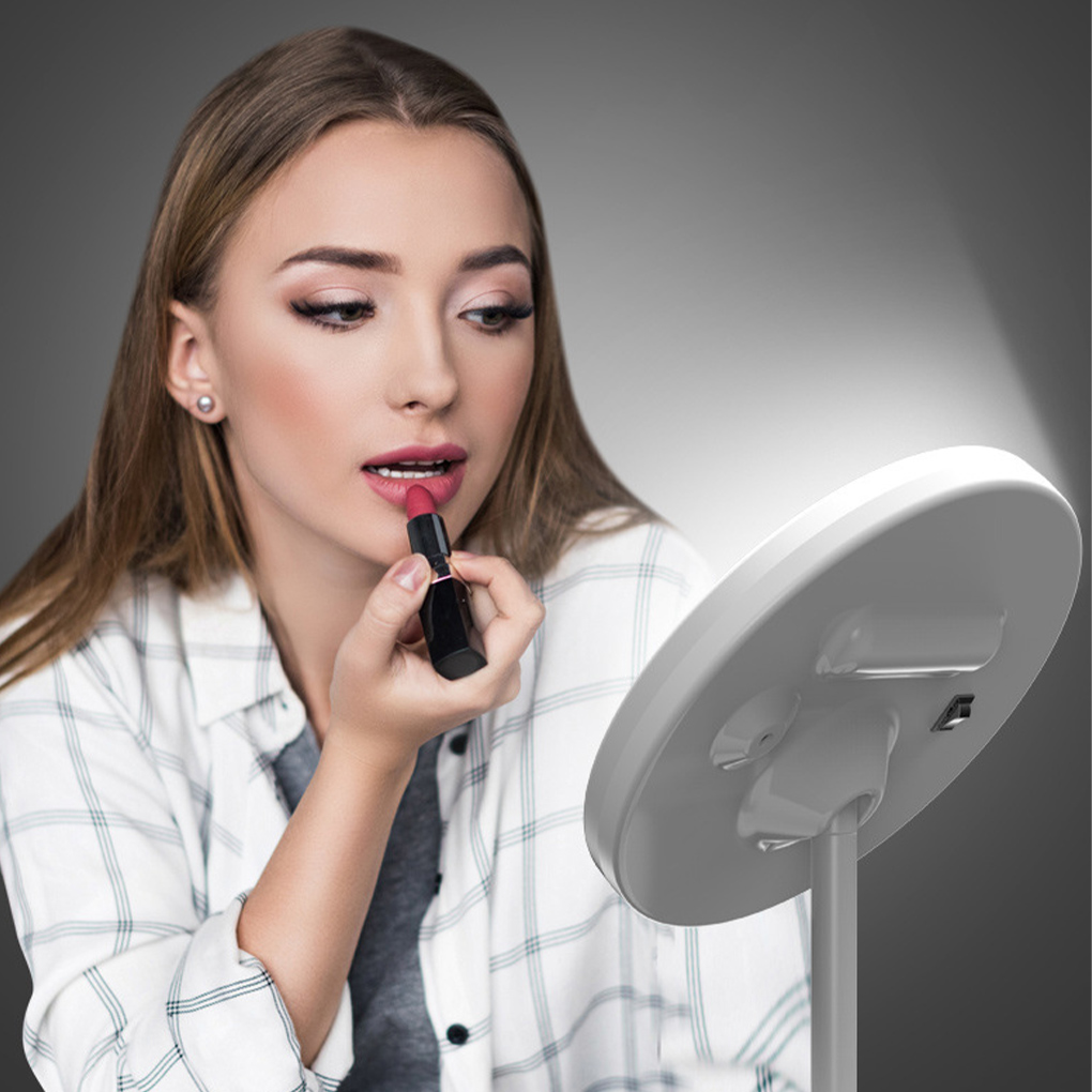 Glam️ | Schminkspiegel mit LED-Beleuchtung (USB-LED-Lichtleiste)