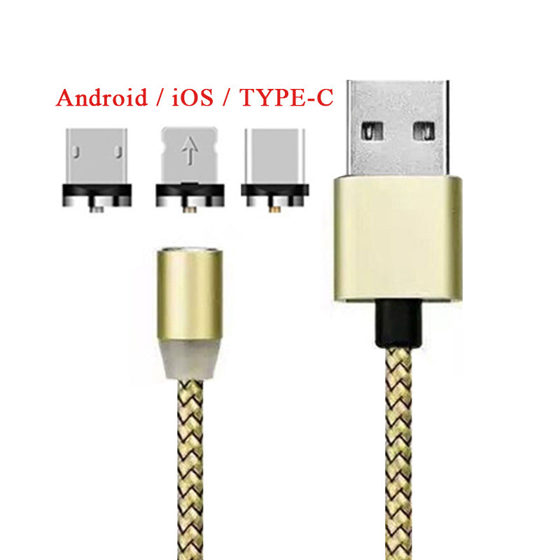 Kompatibel mit Apple, YBD 1m magnetisches LED-Ladekabel