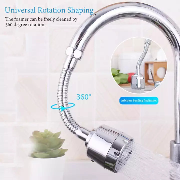 Küchenwasserhahnkopf 360° schwenkbarer Wasserspar 2-Funktions-Sprühkopf