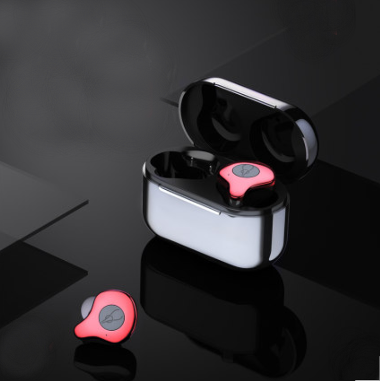 Sandsberg | Bluetooth5.0 TWS True Wireless Mini In-Ear Kopfhörer mit ultra langer Standby-Zeit, bilateraler Stereo, aktiver Geräuschunterdrückung, IPX5 wasserdicht, niedrige Latenz, zum Lernen, Sport, Musik hören, Anrufe tätigen