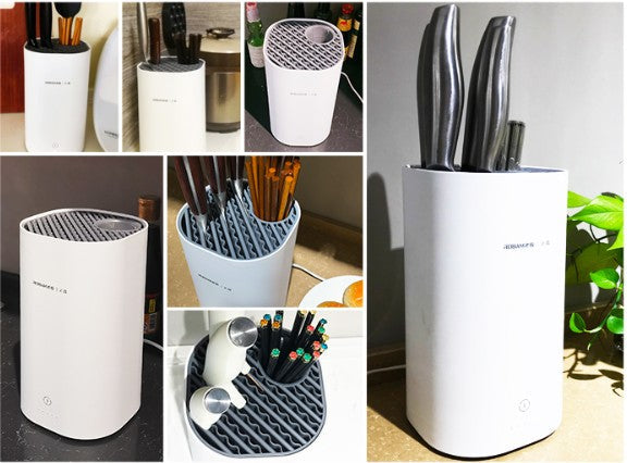 Sandsberg | Automatischer intelligenter Desinfektions-Trockengriff mit UV-Desinfektion, Hochtemperaturtrocknung, großem Fassungsvermögen, waschbarem Modul & Energieeinsparung