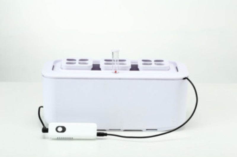 Sandsberg | Intelligenter hydroponischer erdloser Anbau-Topf mit automatischer Bewässerung, Wasserstandsanzeige und elektronischer Steuerung, für Zuhause und Büro (mit US-Standardstecker, 110v~220v)