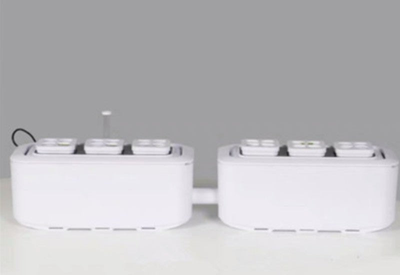 Sandsberg | Intelligenter hydroponischer erdloser Anbau-Topf mit automatischer Bewässerung, Wasserstandsanzeige und elektronischer Steuerung, für Zuhause und Büro (mit US-Standardstecker, 110v~220v)