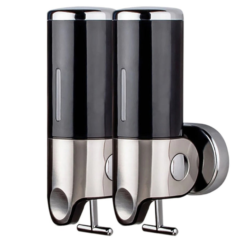 Seifenhalter und -spender wandmontiert aus rostfreiem Stahl Bad Dusche Seifenspender Pumpe