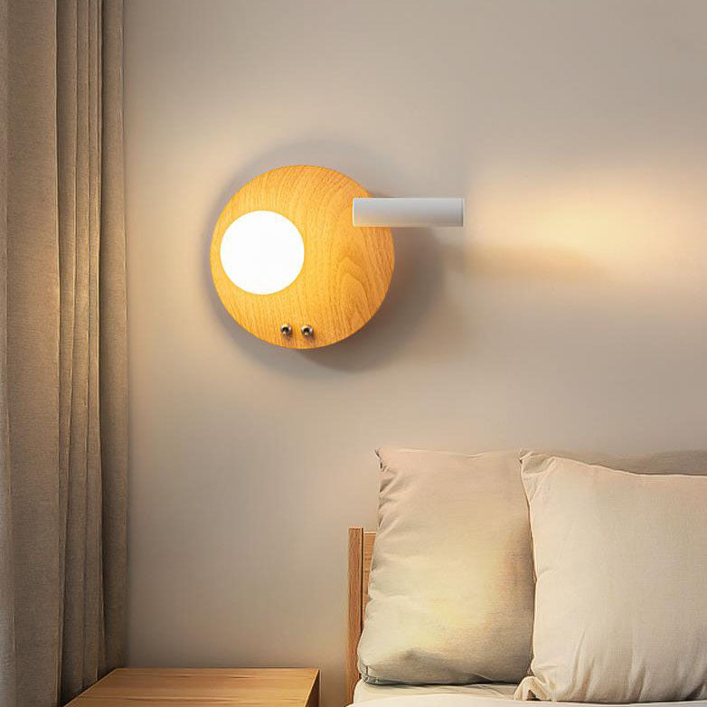 Nordic Creative Iron Round Square LED Wandleuchte Lampe