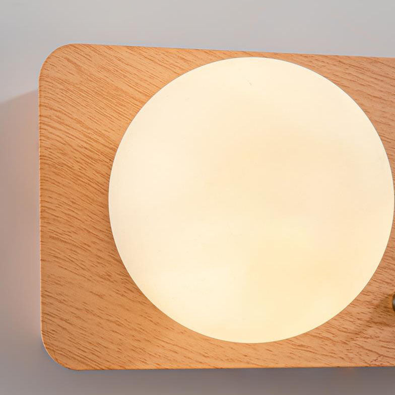 Nordic Creative Iron Round Square LED Wandleuchte Lampe