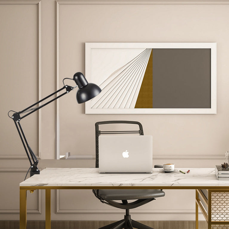 Moderne Minimalistische Ausziehbare Lange Arm Clip Eisen ABS 1-Lampe Tischlampe Für Schlafzimmer