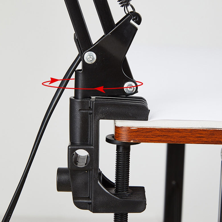 Moderne Minimalistische Ausziehbare Lange Arm Clip Eisen ABS 1-Lampe Tischlampe Für Schlafzimmer