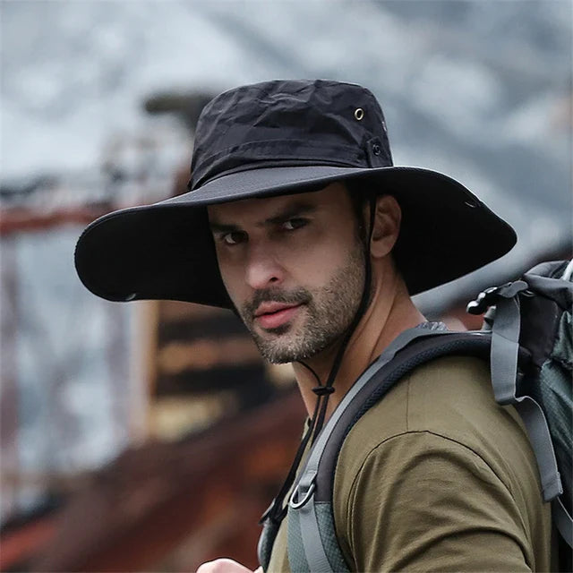 SUNNY | Sommer Bucket Hat | Cowboyhut Männer | Outdoor Angeln Wandern Strandhüte