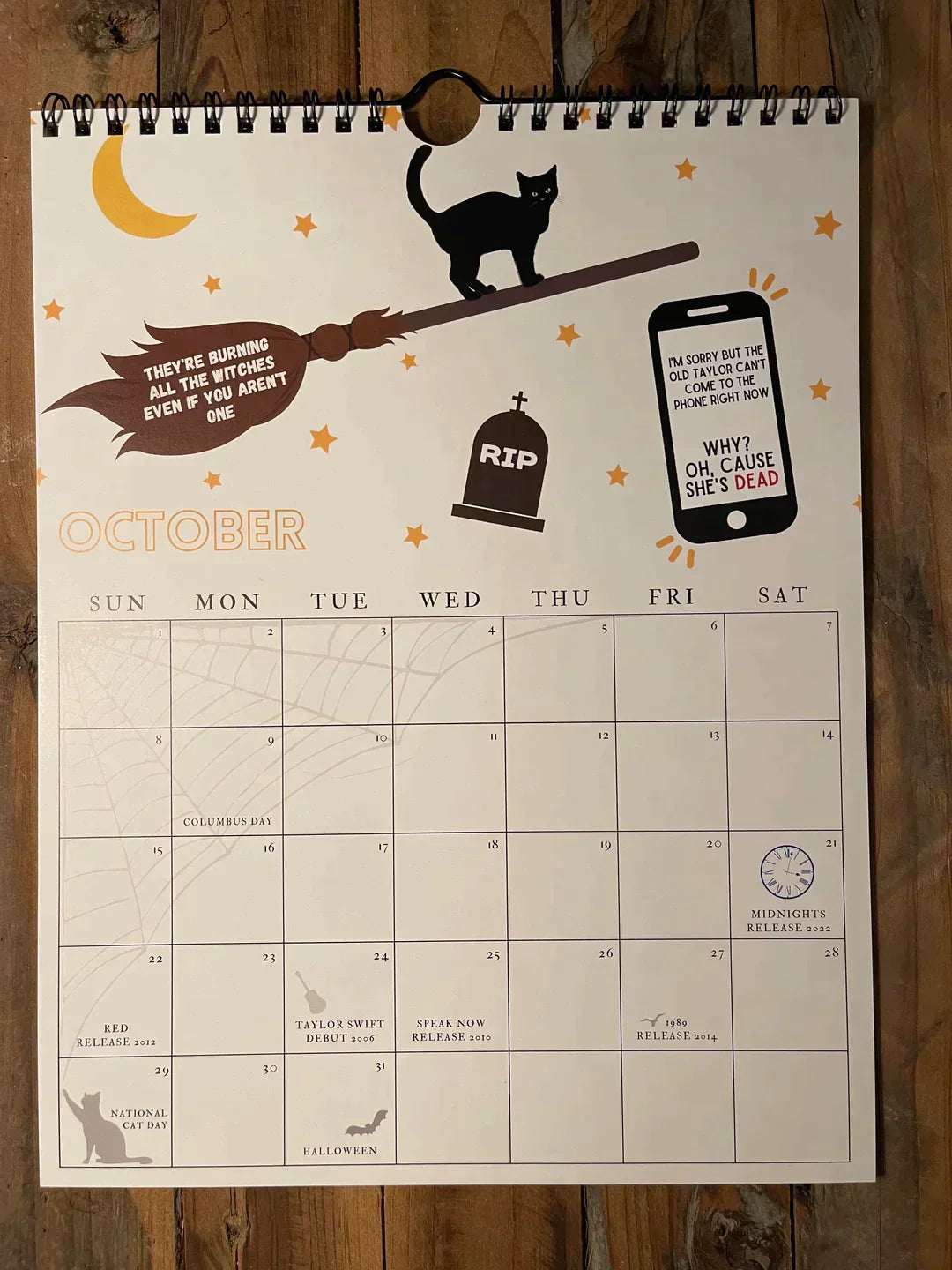 2025 TS Songtexte Wandkalender