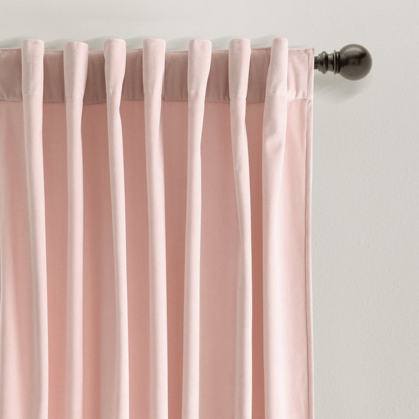 Prima Velvet Solid Back Tab Rod Pocket Lichtfilterndes Fenster Vorhangpaneel Set