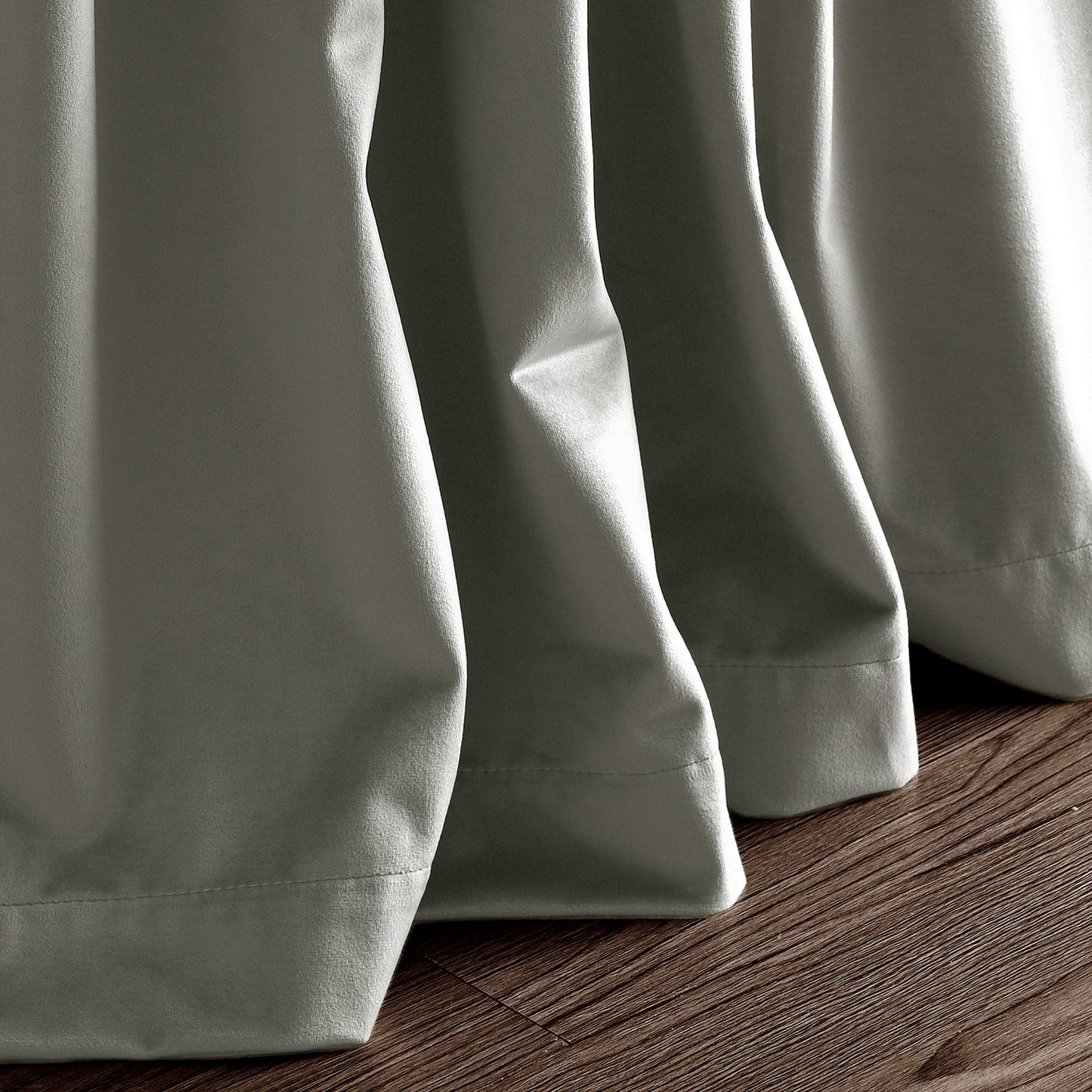 Prima Velvet Solid Back Tab Rod Pocket Lichtfilterndes Fenster Vorhangpaneel Set