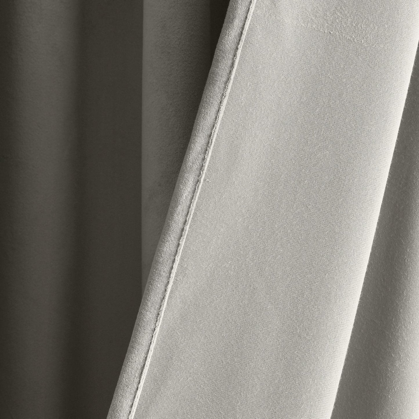 Prima Velvet Solid Back Tab Rod Pocket Lichtfilterndes Fenster Vorhangpaneel Set