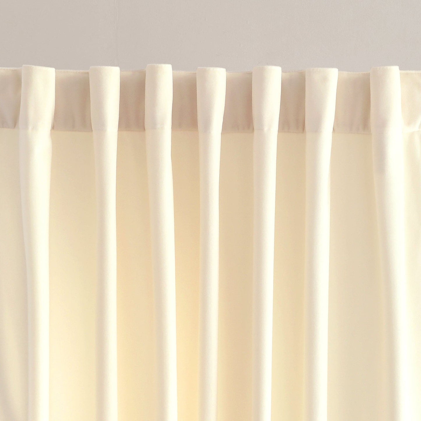 Prima Velvet Solid Back Tab Rod Pocket Lichtfilterndes Fenster Vorhangpaneel Set
