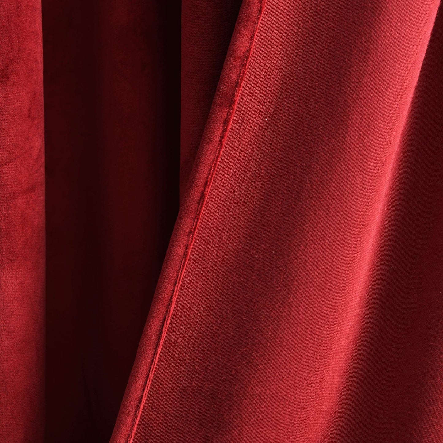 Prima Velvet Solid Back Tab Rod Pocket Lichtfilterndes Fenster Vorhangpaneel Set