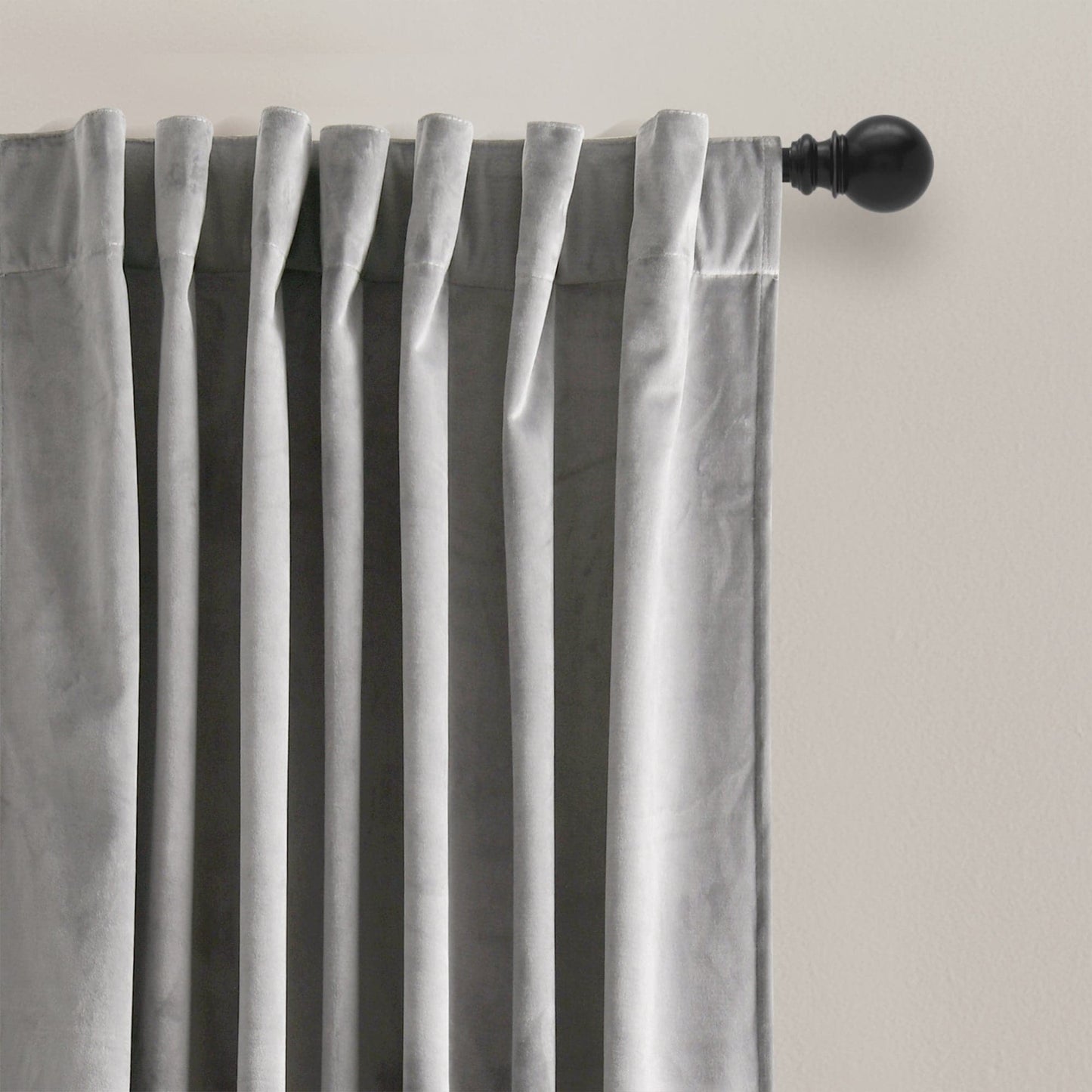 Prima Velvet Solid Back Tab Rod Pocket Lichtfilterndes Fenster Vorhangpaneel Set