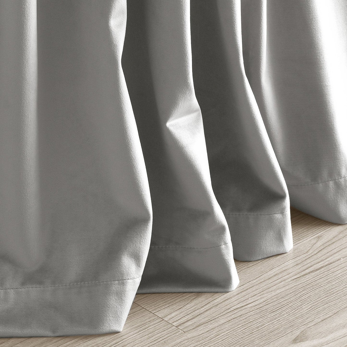 Prima Velvet Solid Back Tab Rod Pocket Lichtfilterndes Fenster Vorhangpaneel Set