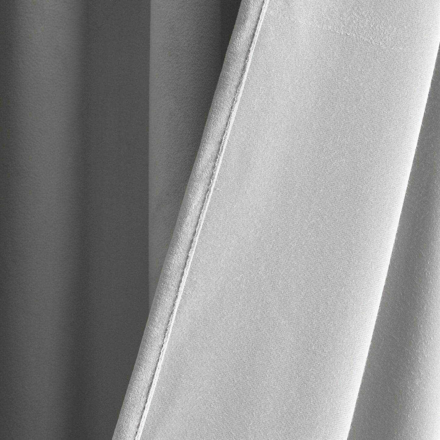 Prima Velvet Solid Back Tab Rod Pocket Lichtfilterndes Fenster Vorhangpaneel Set