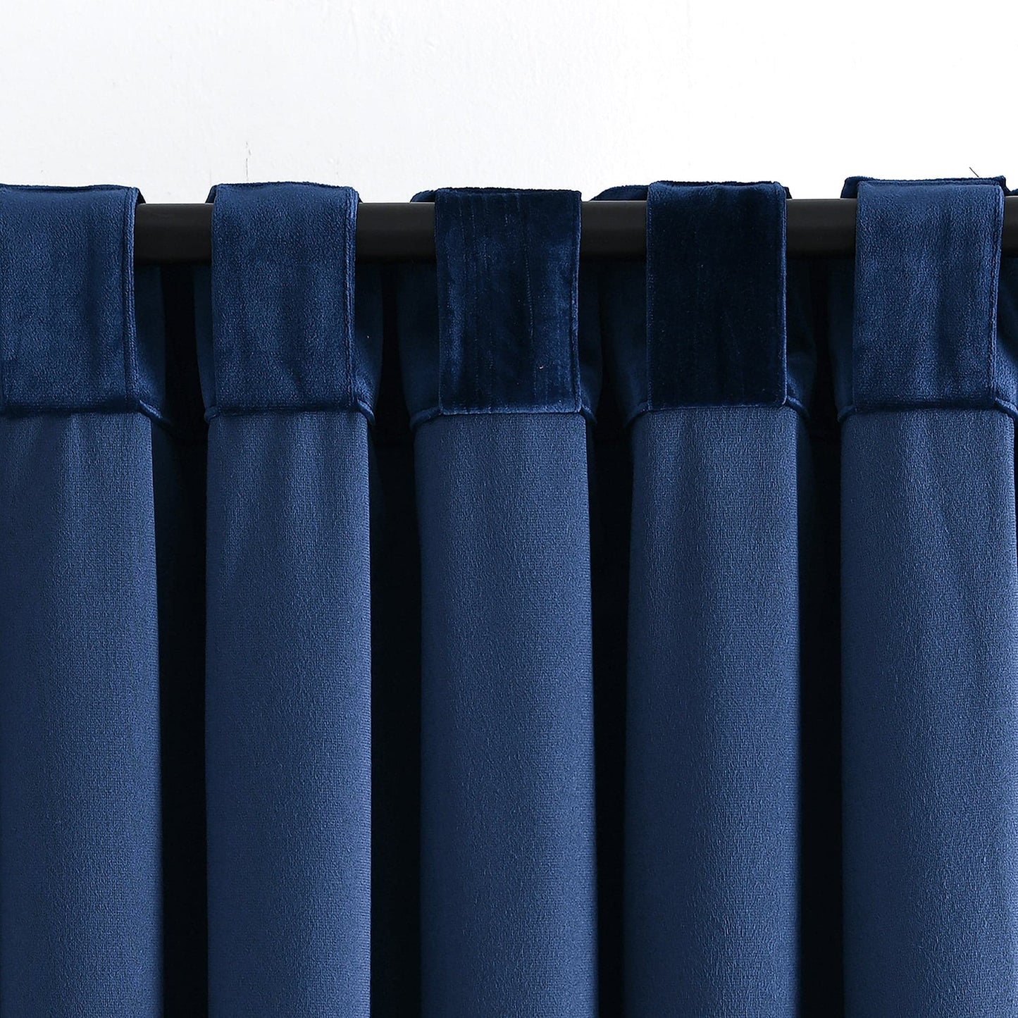 Prima Velvet Solid Back Tab Rod Pocket Lichtfilterndes Fenster Vorhangpaneel Set