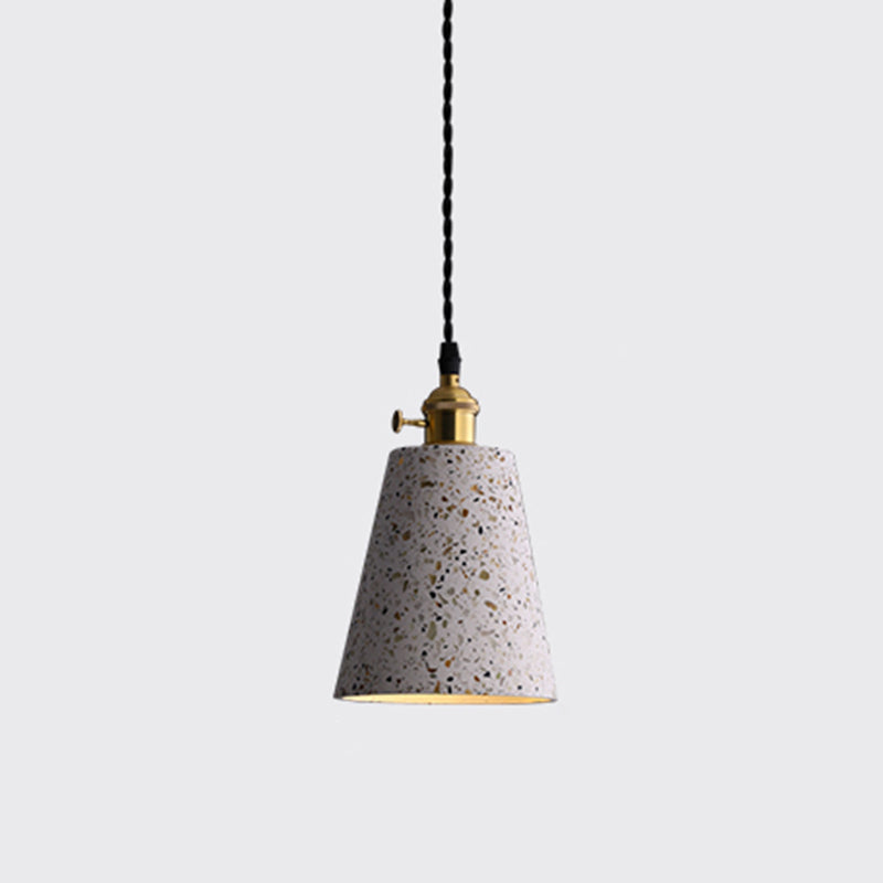 Geometrische Esszimmer Hängeleuchte Terrazzo 1 Kopf Minimalistische Pendelleuchte