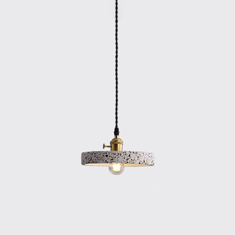 Geometrische Esszimmer Hängeleuchte Terrazzo 1 Kopf Minimalistische Pendelleuchte
