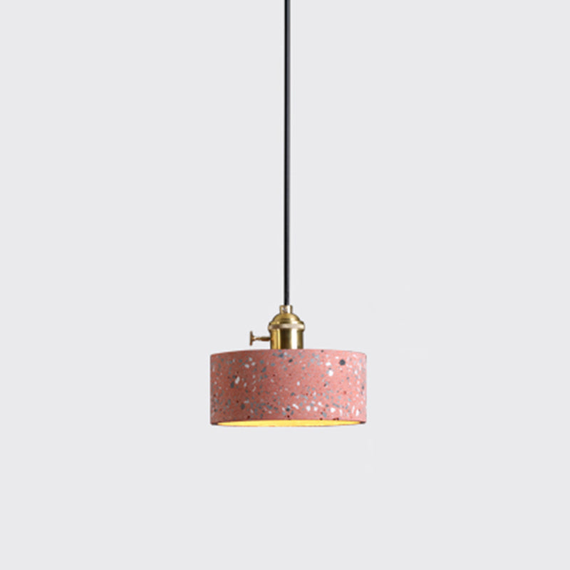 Geometrische Esszimmer Hängeleuchte Terrazzo 1 Kopf Minimalistische Pendelleuchte