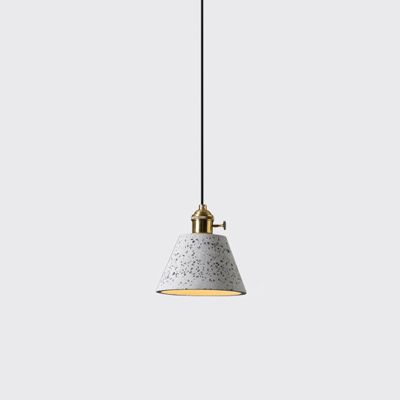 Geometrische Esszimmer Hängeleuchte Terrazzo 1 Kopf Minimalistische Pendelleuchte
