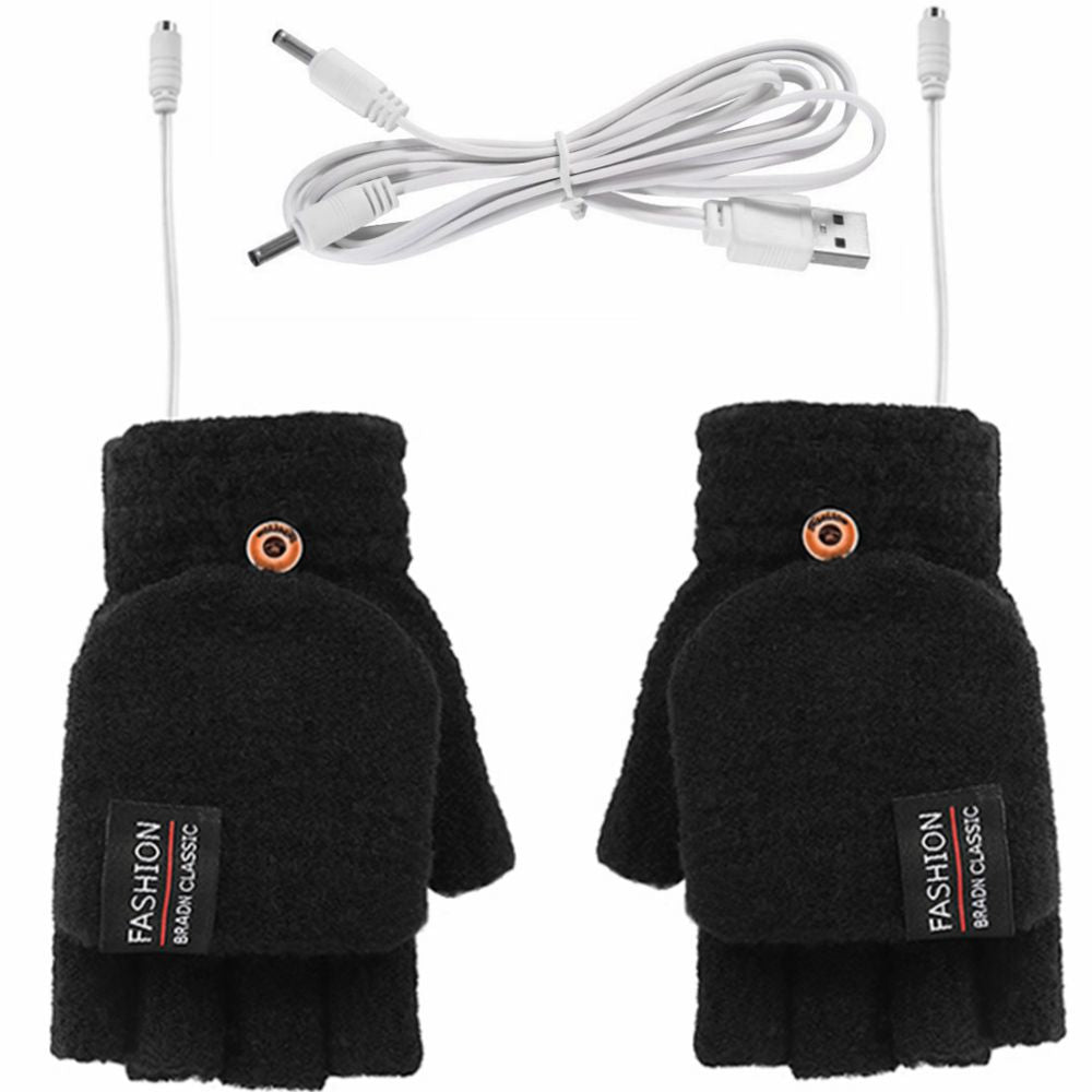 Doppelseitig elektrisch beheizte Handschuhe mit USB-Anschluss