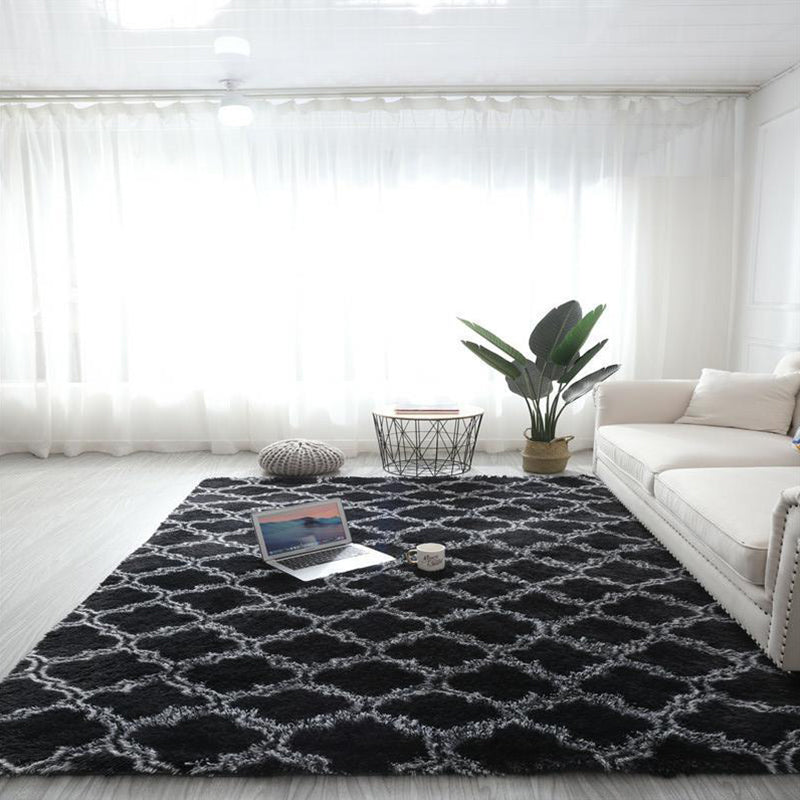 Sandsberg | Relaxende Geometrie Tapijt Multi Gekleurd Modern Tapijt Fluffy Machine Wasbaar Vlekbestendig Antislip Achterkant Tapijt voor Thuis