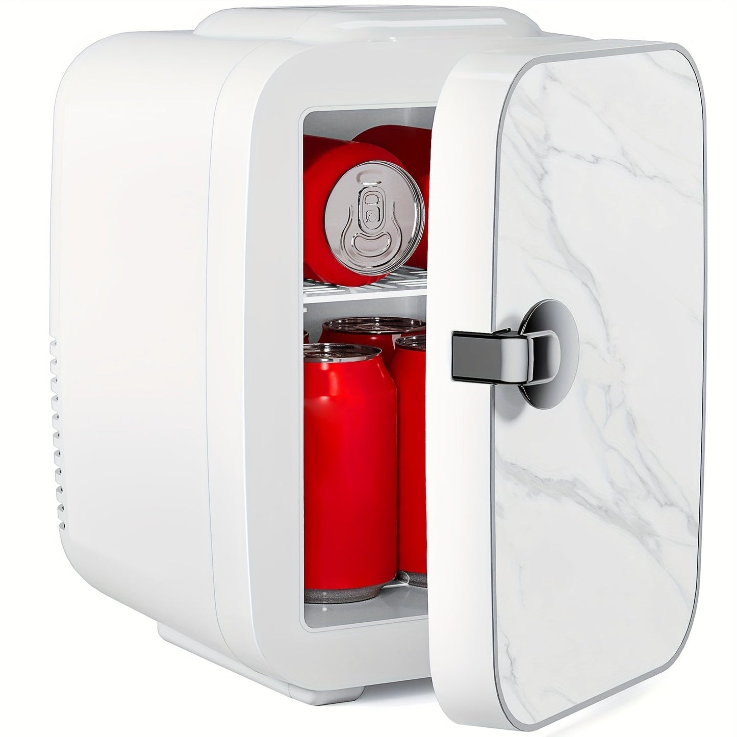 4 Liter Tragbarer Mini Kühlschrank – Geräumiger & Robuster Kühler für Hautpflege, Getränke, Lebensmittel, Kosmetik, Ideal für Zuhause, Büro, Auto, Außenbereich