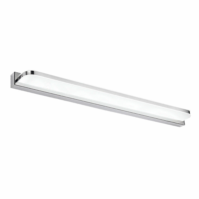Abgerundete Ecke Badleuchte Simplicity Edelstahl LED Wandlichtsanierung