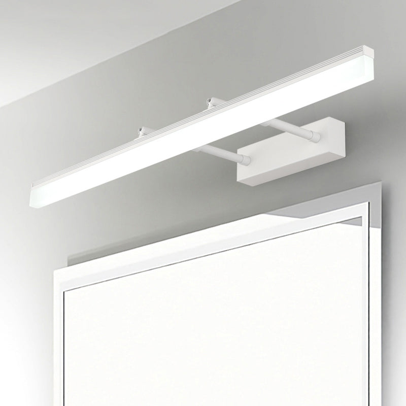 Erweiterbare lineare LED-Spiegelleuchte Simplicity Acryl Badezimmer wandmontierte Beleuchtung