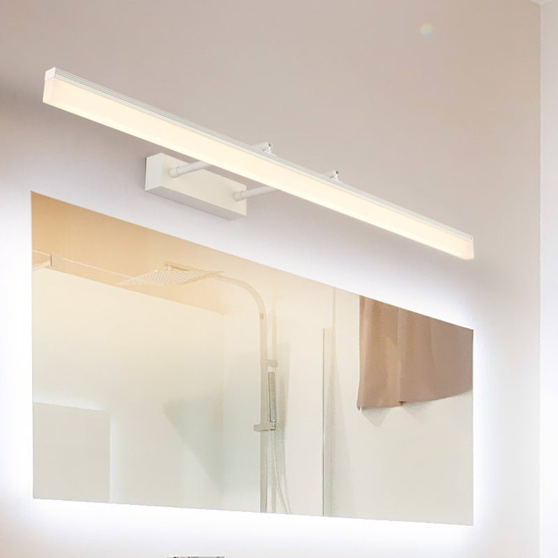 Erweiterbare lineare LED-Spiegelleuchte Simplicity Acryl Badezimmer wandmontierte Beleuchtung