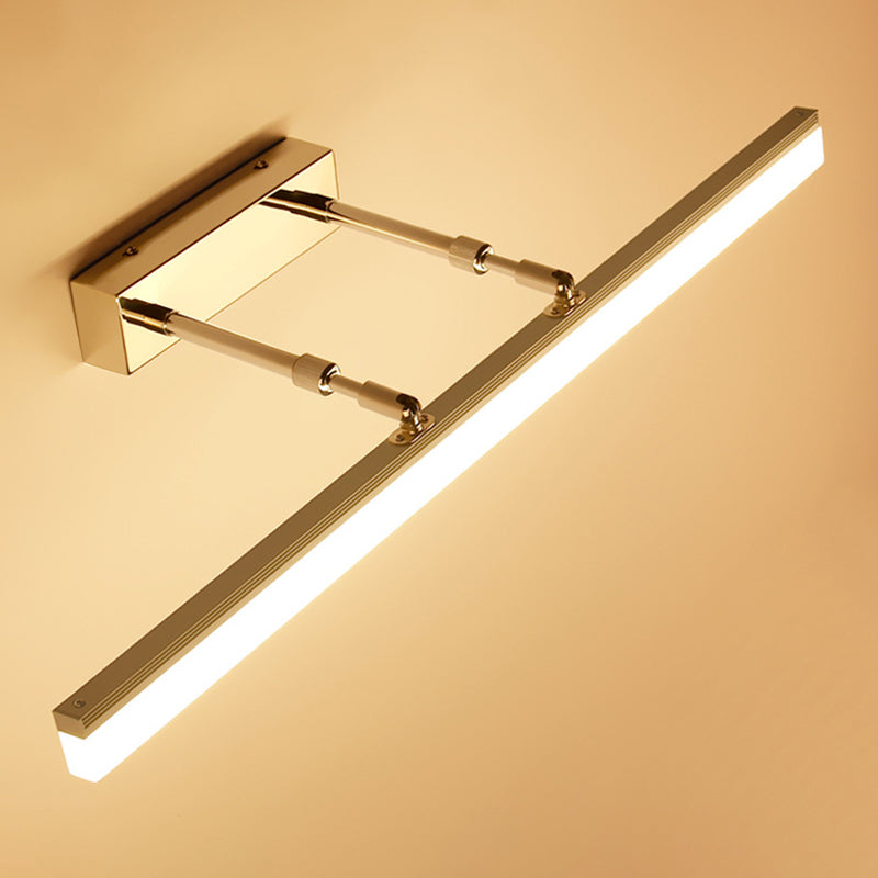 Erweiterbare lineare LED-Spiegelleuchte Simplicity Acryl Badezimmer wandmontierte Beleuchtung