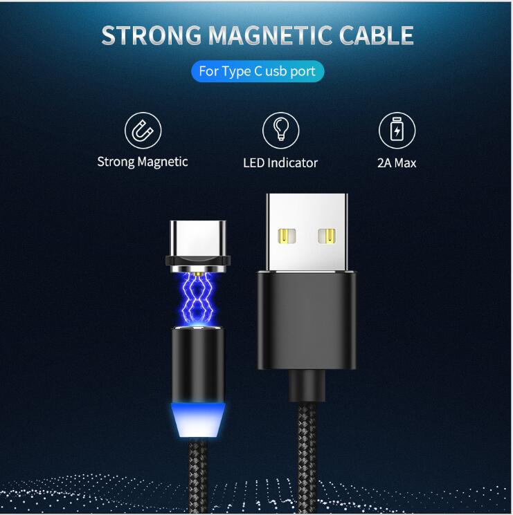 Kompatibel mit Apple, YBD 1m magnetisches LED-Ladekabel