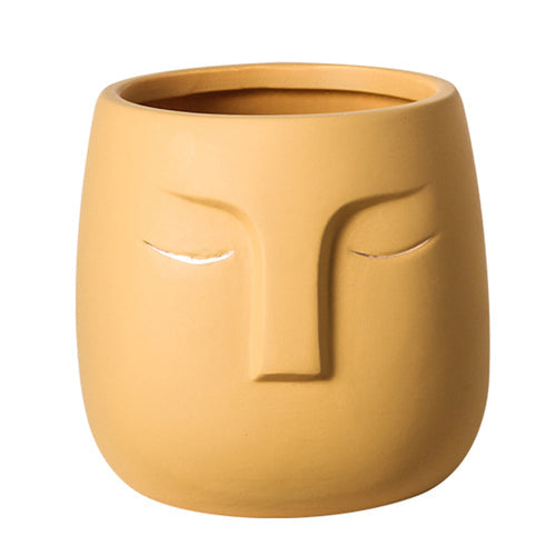 Keramische Gesicht Wohnzimmer Vase