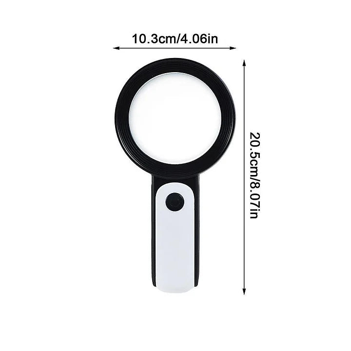 Optisches Vergrößerungsglas 30X Handheld Senioren Lesen Vergrößerung Zum Lesen