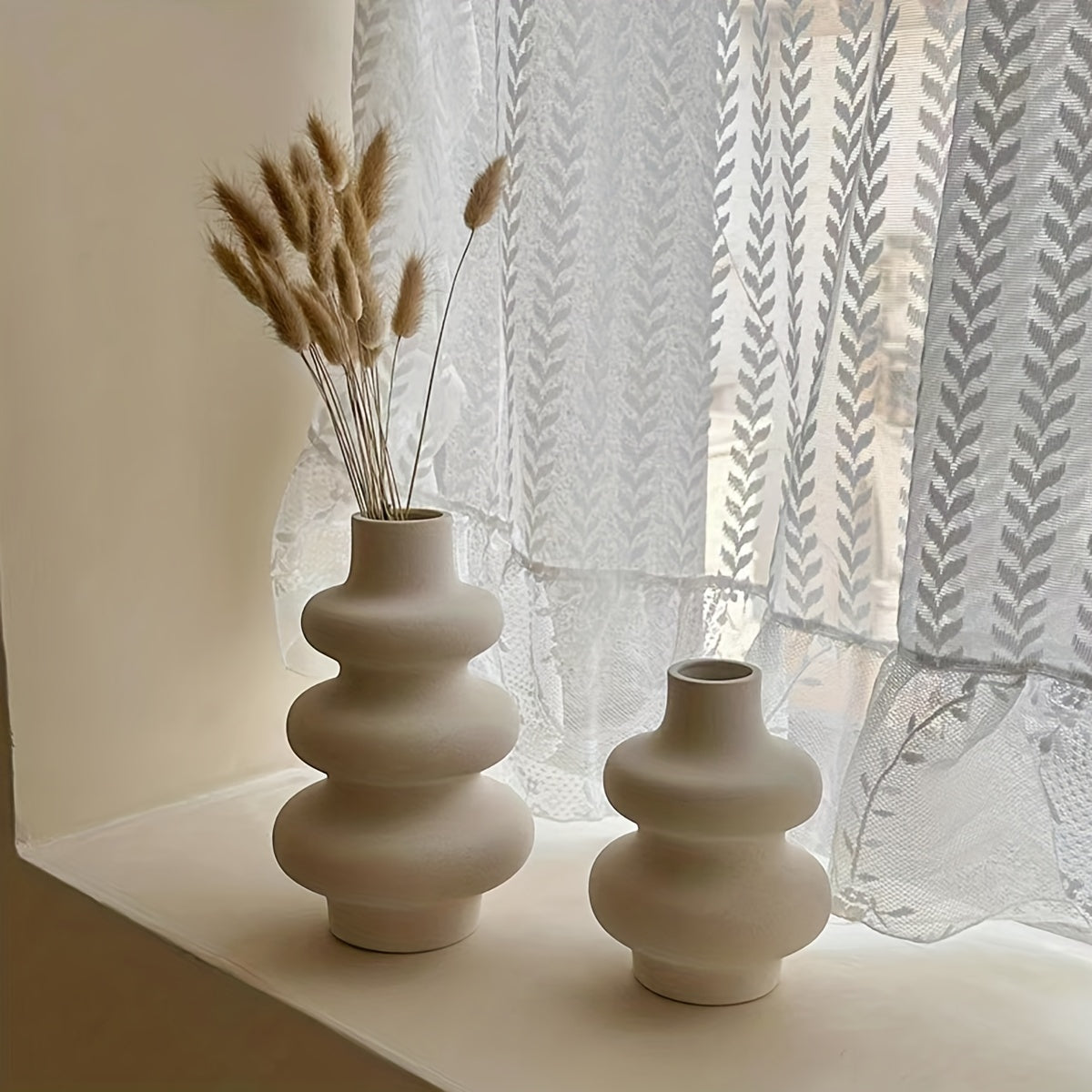 Boho Spiral Keramikvase
