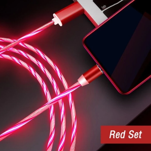 Ladekabel Datenkabel Leuchtend LED