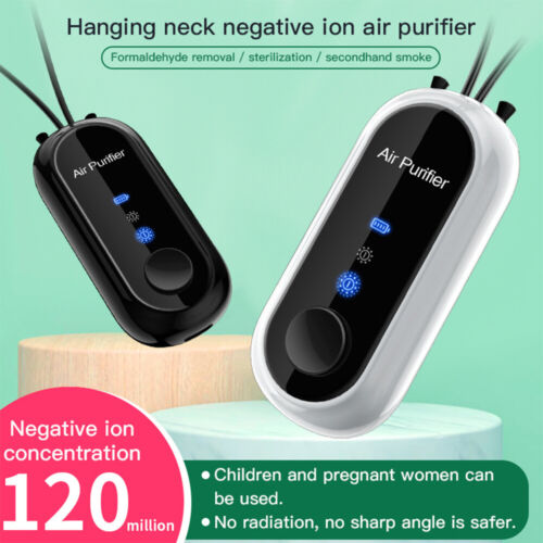 Personal Mini-Luftreiniger-Halskette | Tragbarer Luftreiniger mit USB-Ladung