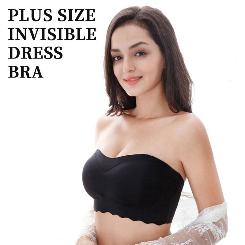 Seiden-Bandeau Mit Abnehmbarem Träger