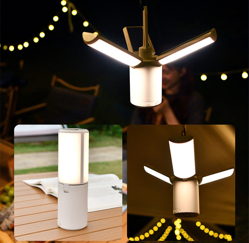 Sandsberg | Solar Outdoor Camping Licht Super Lange Lebensdauer Wiederaufladbares Zeltlicht