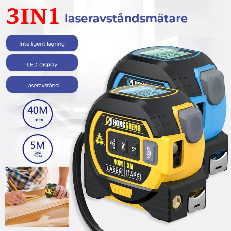3-in-1 Infrarot-Laserbandmessung