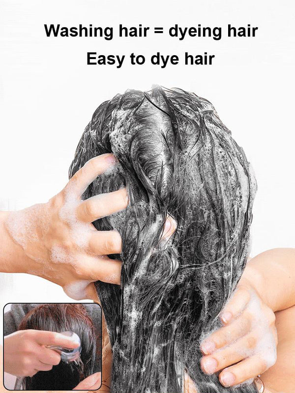 Reine Pflanzenextrakte für graues Haar Bubble Dye