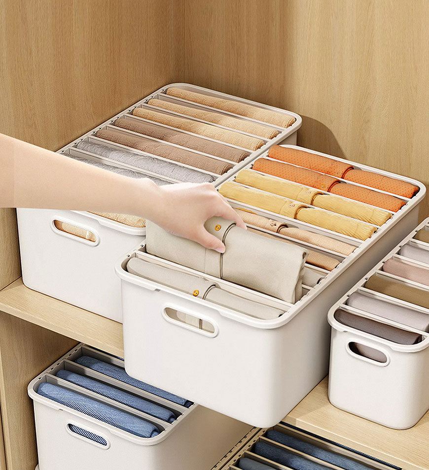 Kleiderschrank-Organizer mit 7 Fächern F28