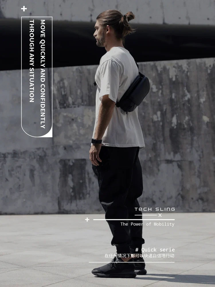 Sandsberg | Trendy Herren Crossbody Brusttasche - Sportliche Gürteltasche